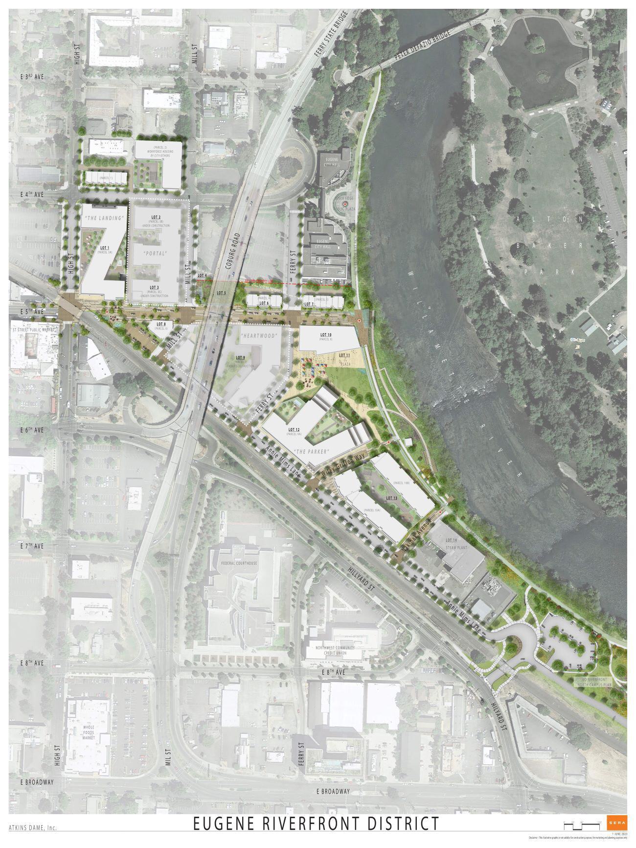Eugene Riverfront Master Plan SERA Architects